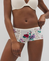 Boyshort Panty with Enchanting Lace - RHAPSODY FLORA M SUGAR | Soma Women