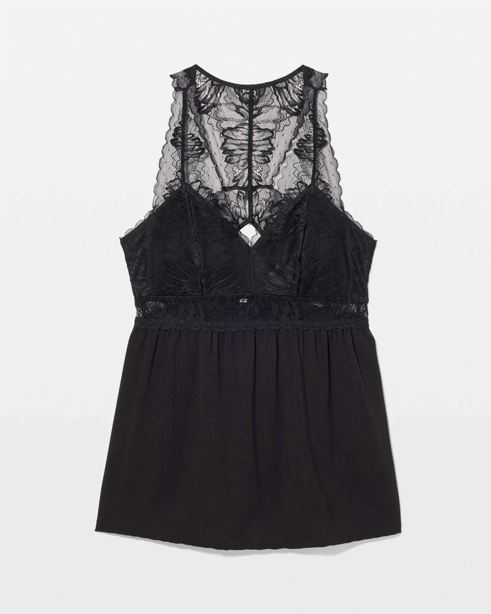 Soft Support Lace Pajama Cami - BLACK | Soma Women