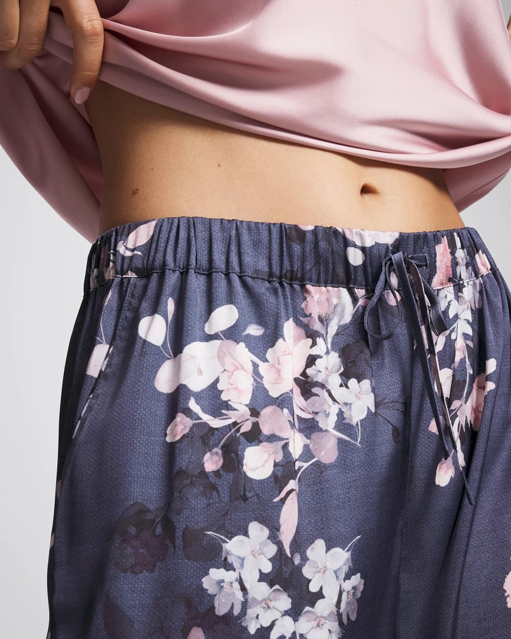 Piped Pajama Pant - FLORAL DREAMS GRAY | Soma Women