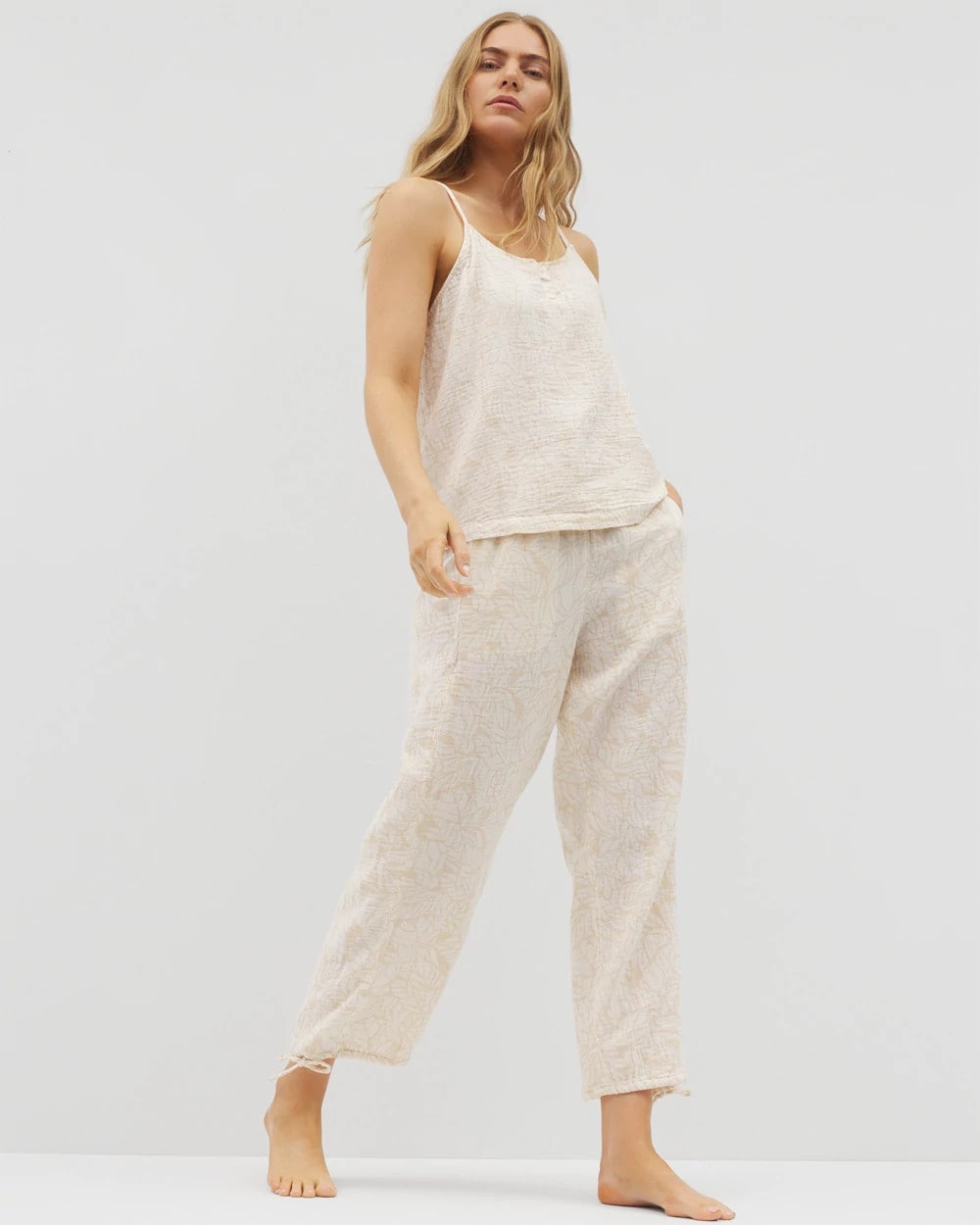 Tie Bottom Pajama Pant - PALMTASTIC GRAND CHAMP | Soma Women