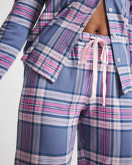 Ankle Pajama Pant - PRETTY PLAID SUNDOWN | Soma Women
