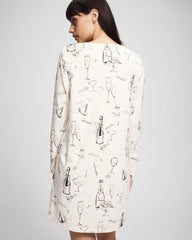 Long-Sleeve Sleepshirt - FIZZ THE SEASON FOIL | Soma Women