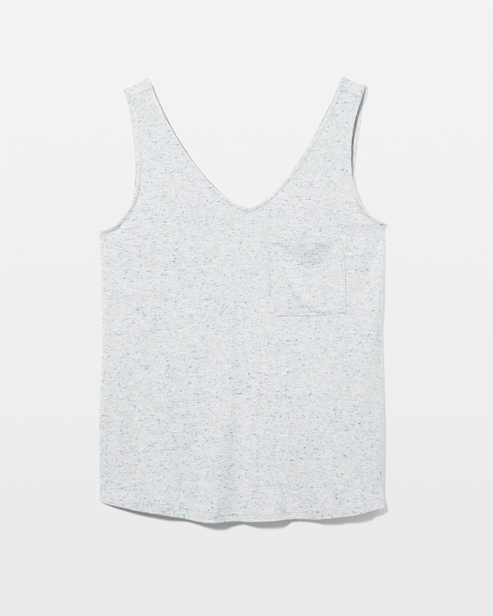 Slub V-Neck Pajama Tank - BLUE SLUB | Soma Women
