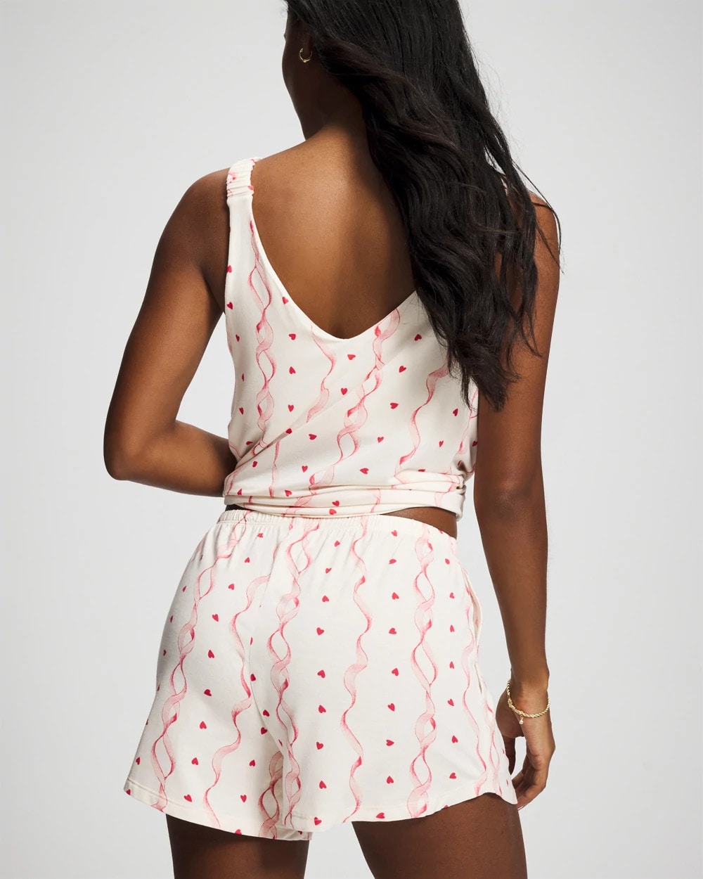 Relaxed Pajama Short - COQUETTE VALENTINE CHAMP | Soma Women