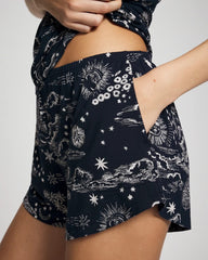 Relaxed Pajama Short - COSMIC BALLET NAVY | Soma Women