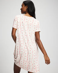 Short Sleeve Sleepshirt - COQUETTE VALENTINE CHAMP | Soma Women