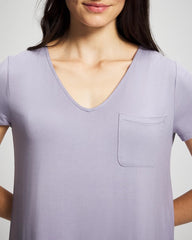 Short Sleeve Sleepshirt - LAVENDER CLOUD | Soma Women