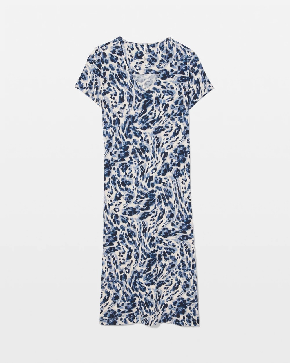 Short Sleeve Long Sleepshirt - LOVELIEST LEOPARD PARCH M | Soma Women