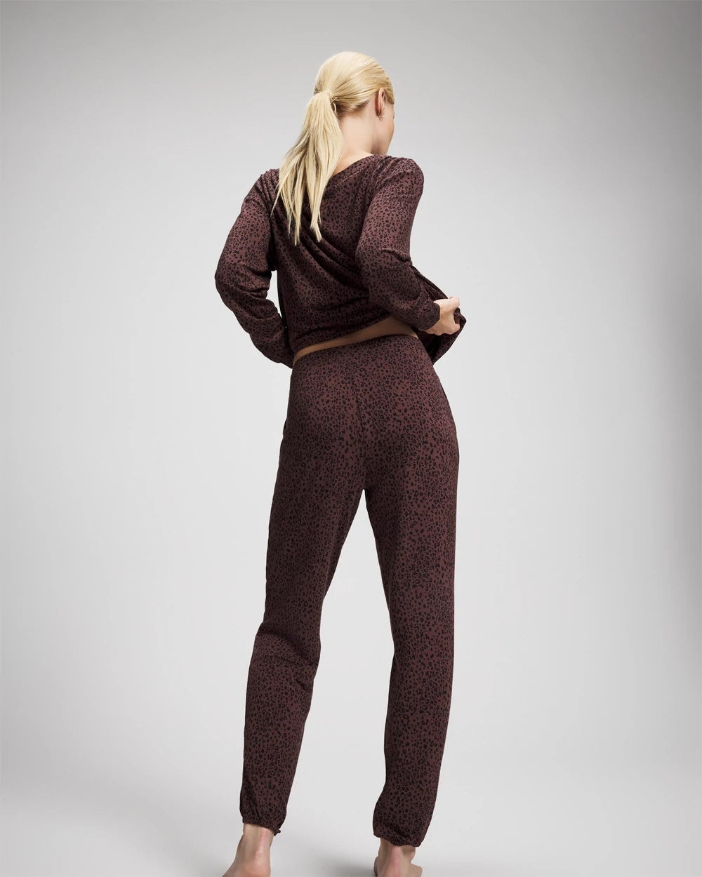Banded Ankle Pajama Pant - HOT SPOT MOCHA | Soma Women