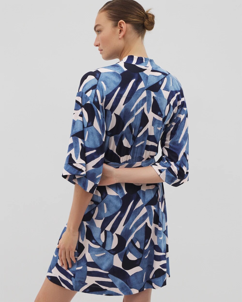 Short Robe - TROPICAL BREEZE SKY | Soma Women