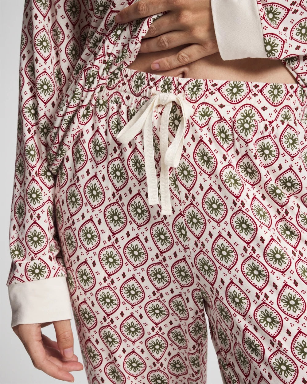 Banded Ankle Pajama Pant - PATTERNED PIECES CHAMP | Soma Women