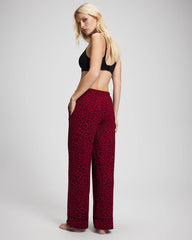 Printed Pajama Pant - FELINE PAINT THE TOWN RED | Soma Women