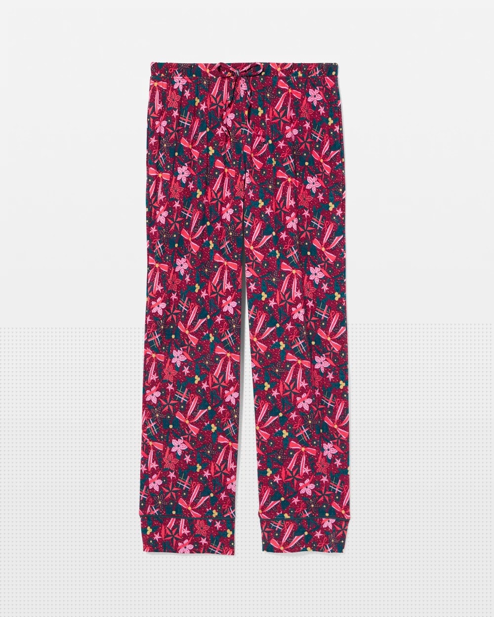 Printed Pajama Pant - HOLLY JOLLY RED VELVET | Soma Women