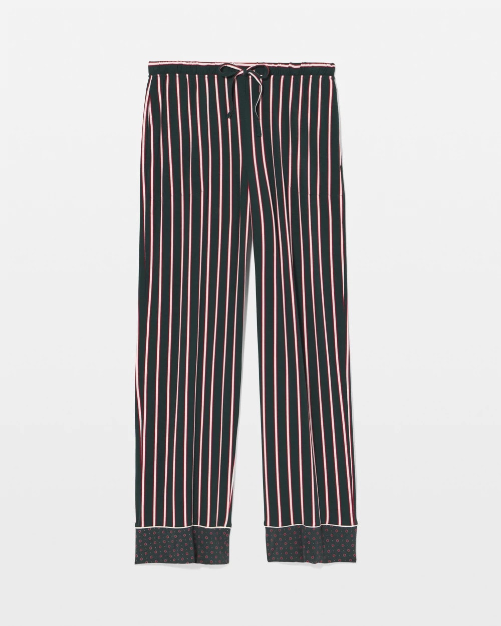 Printed Pajama Pant - MIDNIGHT STRIPE GREEN JOL | Soma Women
