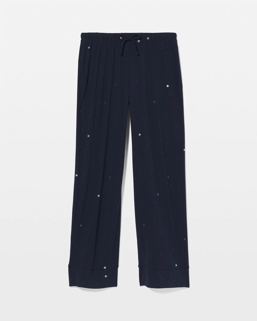 Printed Pajama Pant - SILVER DEW DROP/NAVY | Soma Women