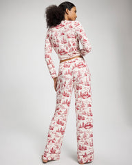 Printed Pajama Pant - ENCHANTED TOILE CHAMPAGNE | Soma Women