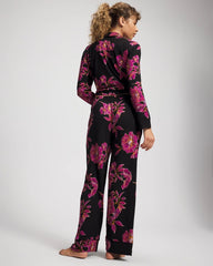 Printed Pajama Pant - GILDED BLOOMS MAGENTA | Soma Women