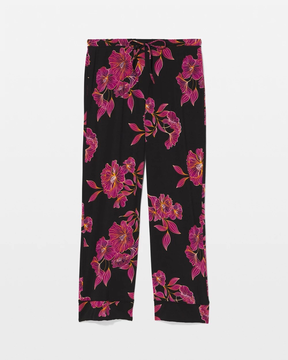 Printed Pajama Pant - GILDED BLOOMS MAGENTA | Soma Women