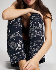 Printed Pajama Pant - COSMIC BALLET NAVY | Soma Women