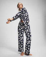 Printed Pajama Pant - SERENITY PETALS NAVY | Soma Women