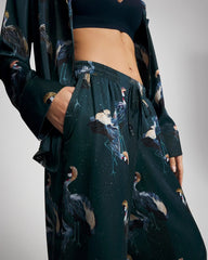 Pajama Pants - MIDNIGHT CRANES BLUE | Soma Women