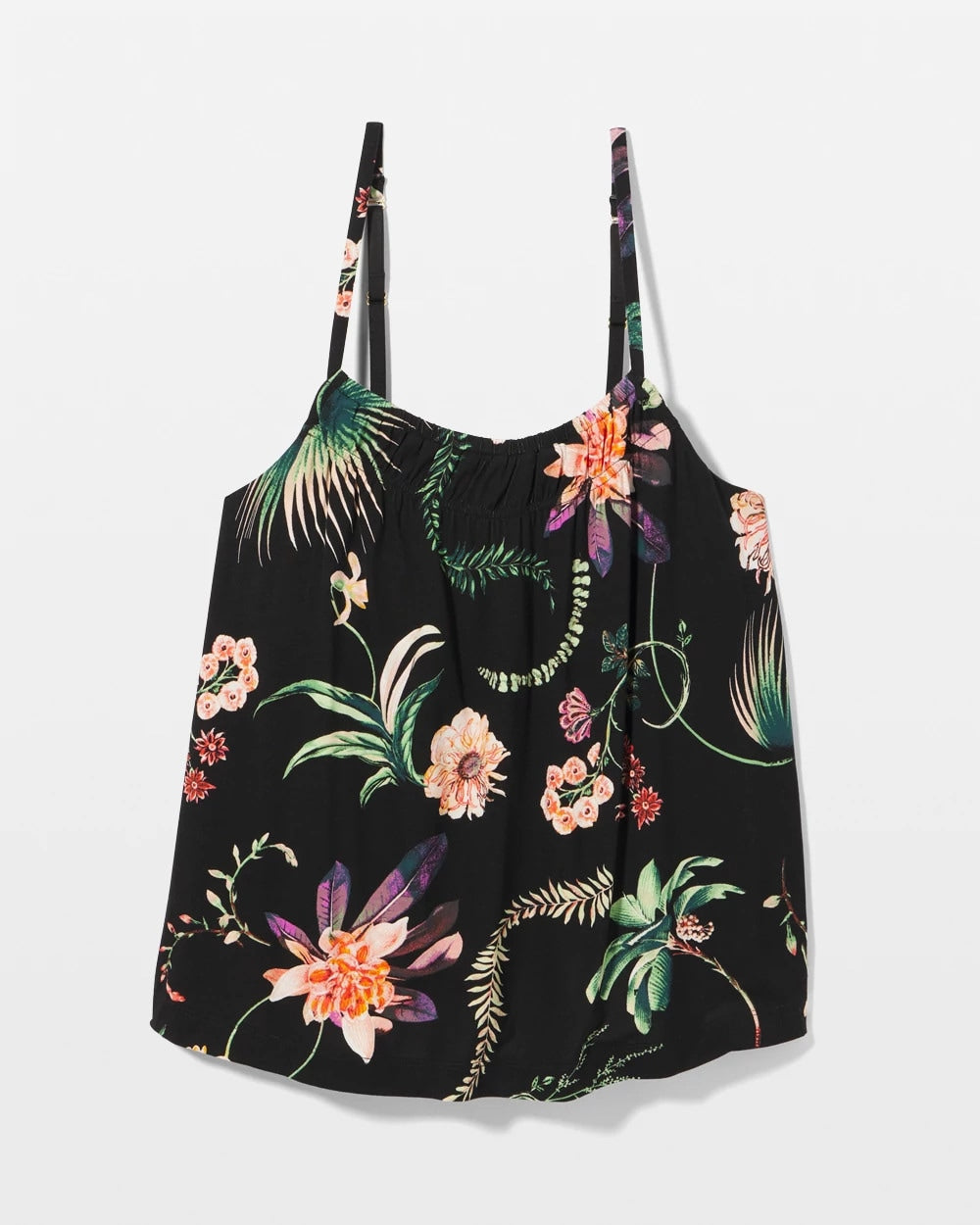 Pajama Cami - PARADISE PLUMES BLACK | Soma Women