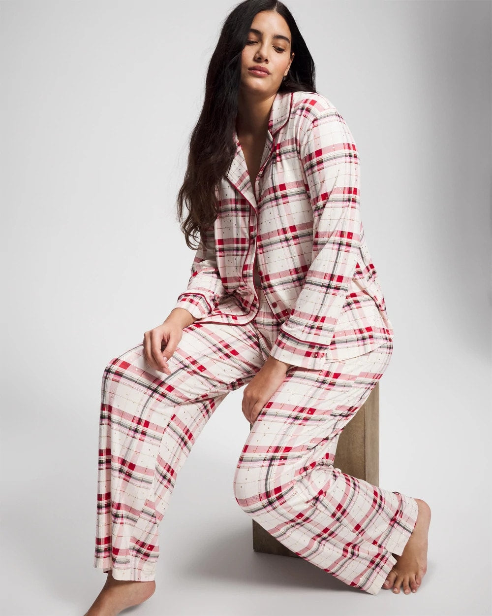 Printed Pajama Pant - TARTAN TEXTILE CHAMP | Soma Women