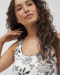 Pajama Tank With Piping - MEANDERING GARDEN CHAMP | Soma Women