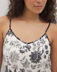 V-Neck Chemise - MEANDERING GARDEN CHAMP | Soma Women