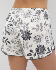 Printed Pajama Shorts - MEANDERING GARDEN CHAMP | Soma Women