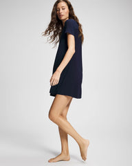 Short-Sleeve Sleepshirt - NIGHTFALL NAVY | Soma Women