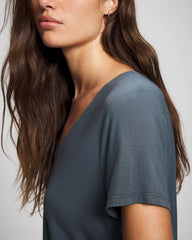 Short Sleeve Pajama Tee - PETROL | Soma Women