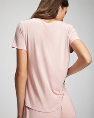 Short Sleeve Pajama Tee - VINTAGE PINK | Soma Women