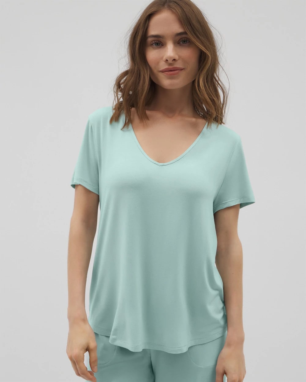 Short Sleeve Pajama Tee - HARBOR GREEN | Soma Women