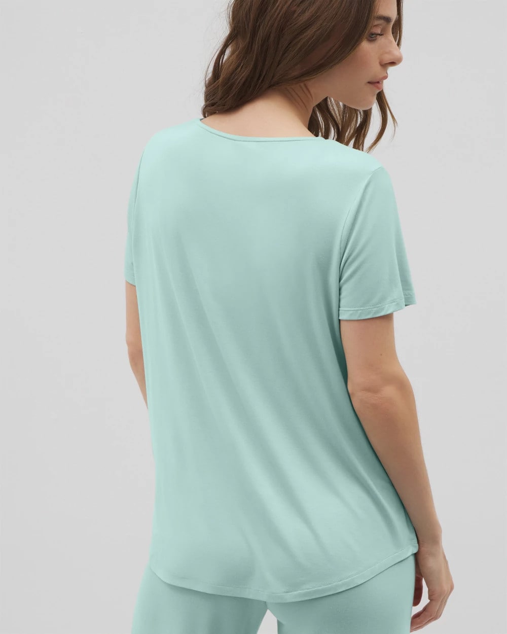 Short Sleeve Pajama Tee - HARBOR GREEN | Soma Women