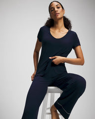 Short Sleeve Pajama Tee - NIGHTFALL NAVY | Soma Women