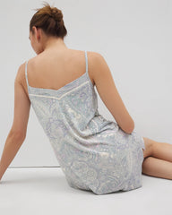 Chemise with Piping - GLOBAL PAISLEY GRAND C | Soma Women