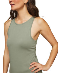 Shirred Side Pajama Tank - RESTORATION GREEN | Soma Women