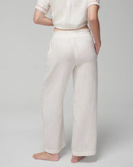 Pajama Pants - DBL CLOTH BW STRIPE | Soma Women
