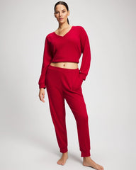 Banded Pajama Bottom - PAINT THE TOWN RED | Soma Women