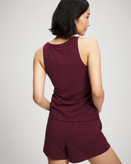 Ruched Pajama Tank - VELVET PLUM | Soma Women
