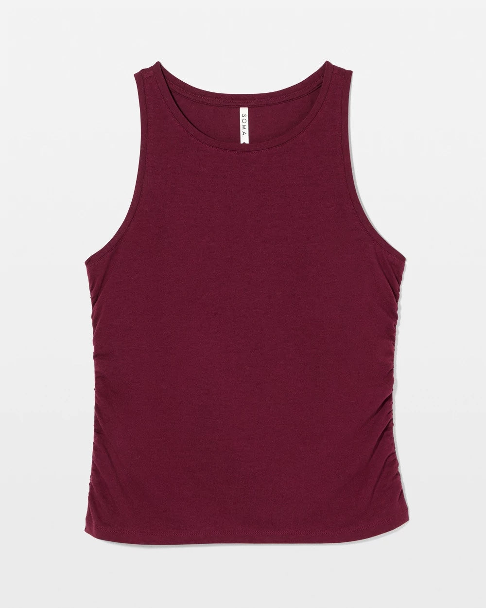 Ruched Pajama Tank - VELVET PLUM | Soma Women