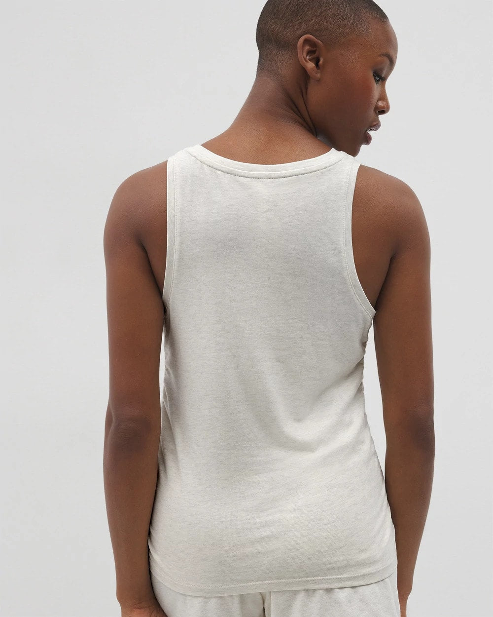 Ruched Pajama Tank - HEATHER CRYSTAL | Soma Women