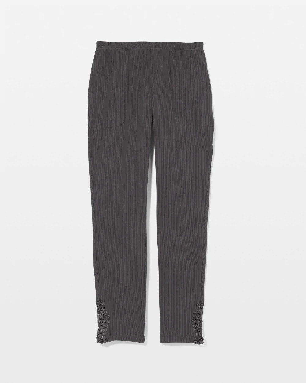 Rib Ankle Pajama Pants - DARK EVERGLADE | Soma Women