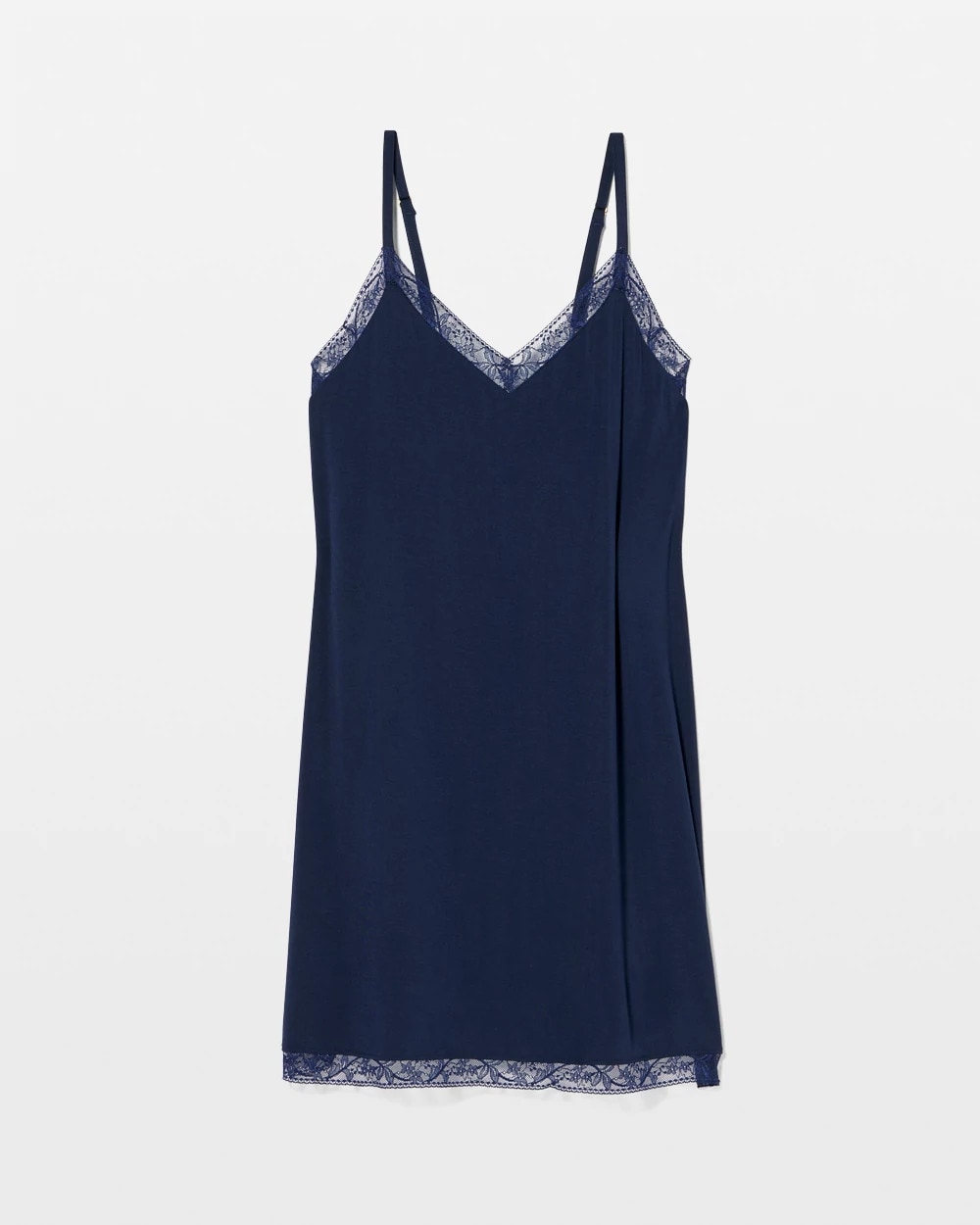 Lace Trim Chemise - NIGHTFALL NAVY | Soma Women