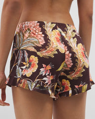 Ruffle Pajama Shorts - PARROT-DISO PLUME G PLUM | Soma Women