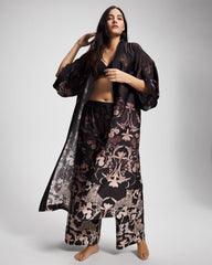 Long Robe - SAVANNA DAMASK BDR | Soma Women