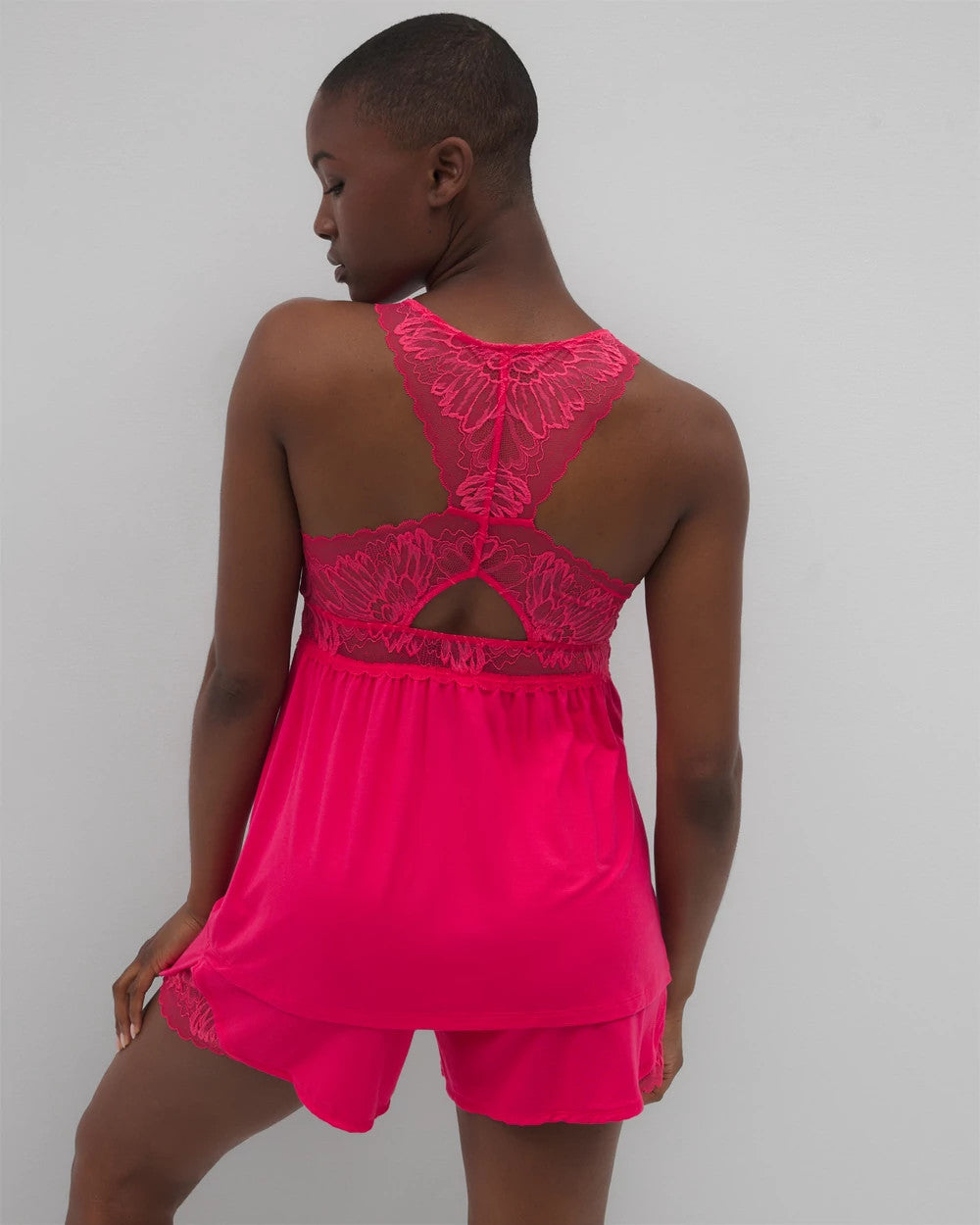 Soft Support Lace Pajama Cami - PERFECT PINK | Soma Women
