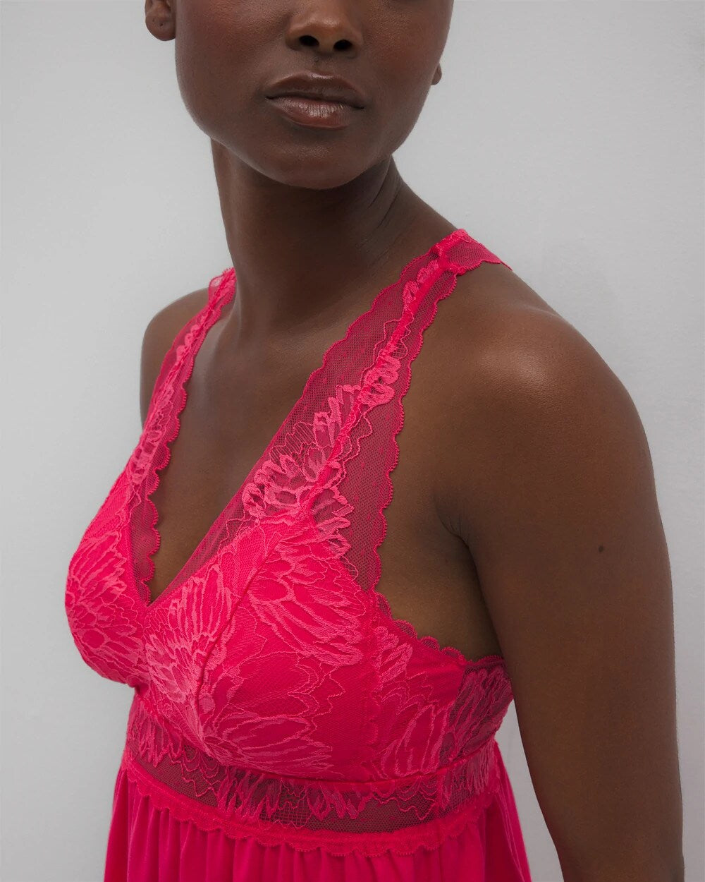 Soft Support Lace Pajama Cami - PERFECT PINK | Soma Women