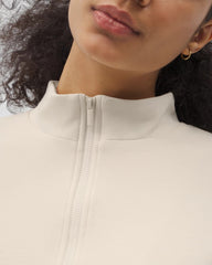 Quarter Zip Top - PARCHMENT | Soma Women